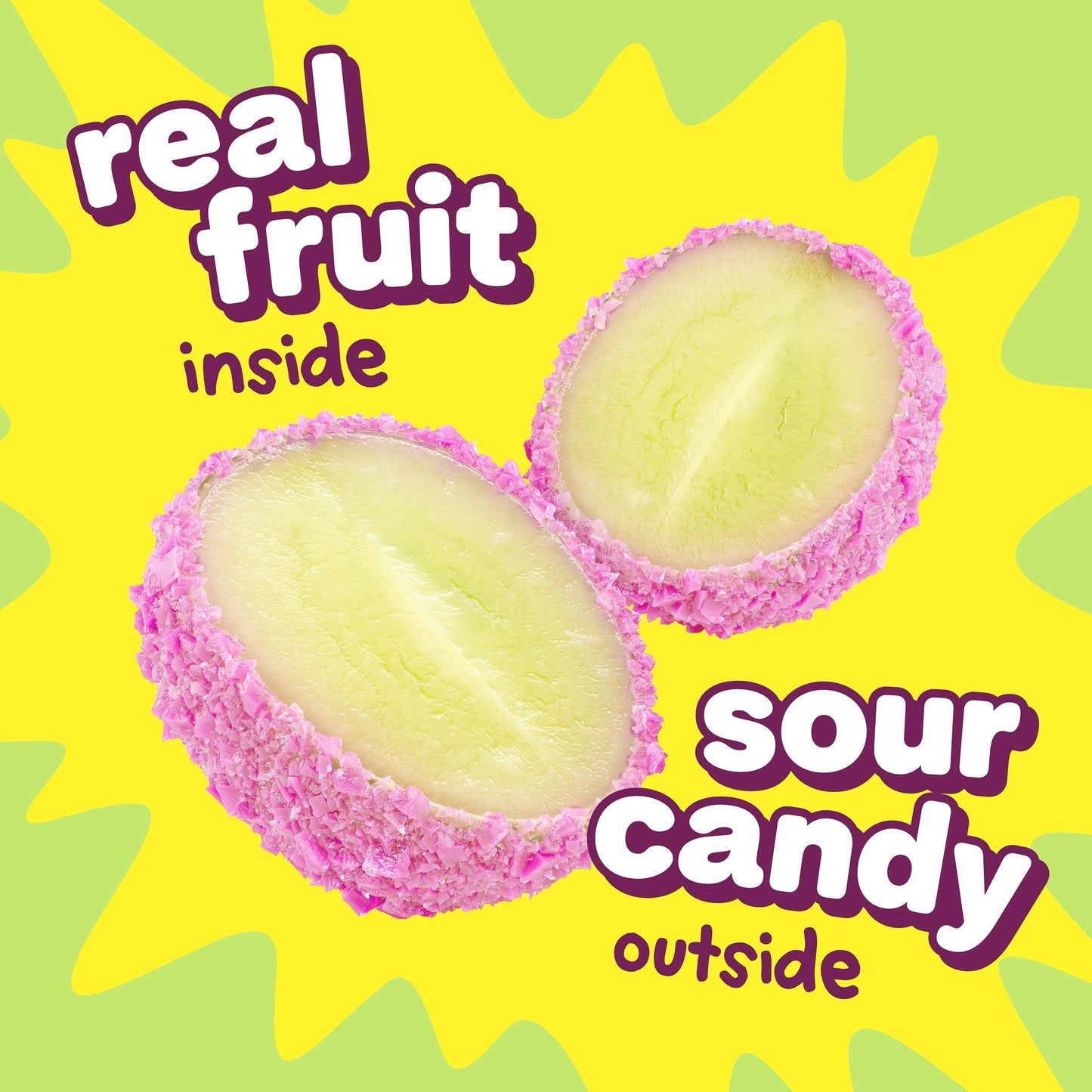 Fruit Riot Sour Candy Grapes Mix, Made with Real Fruit, 8oz, Gluten-Free