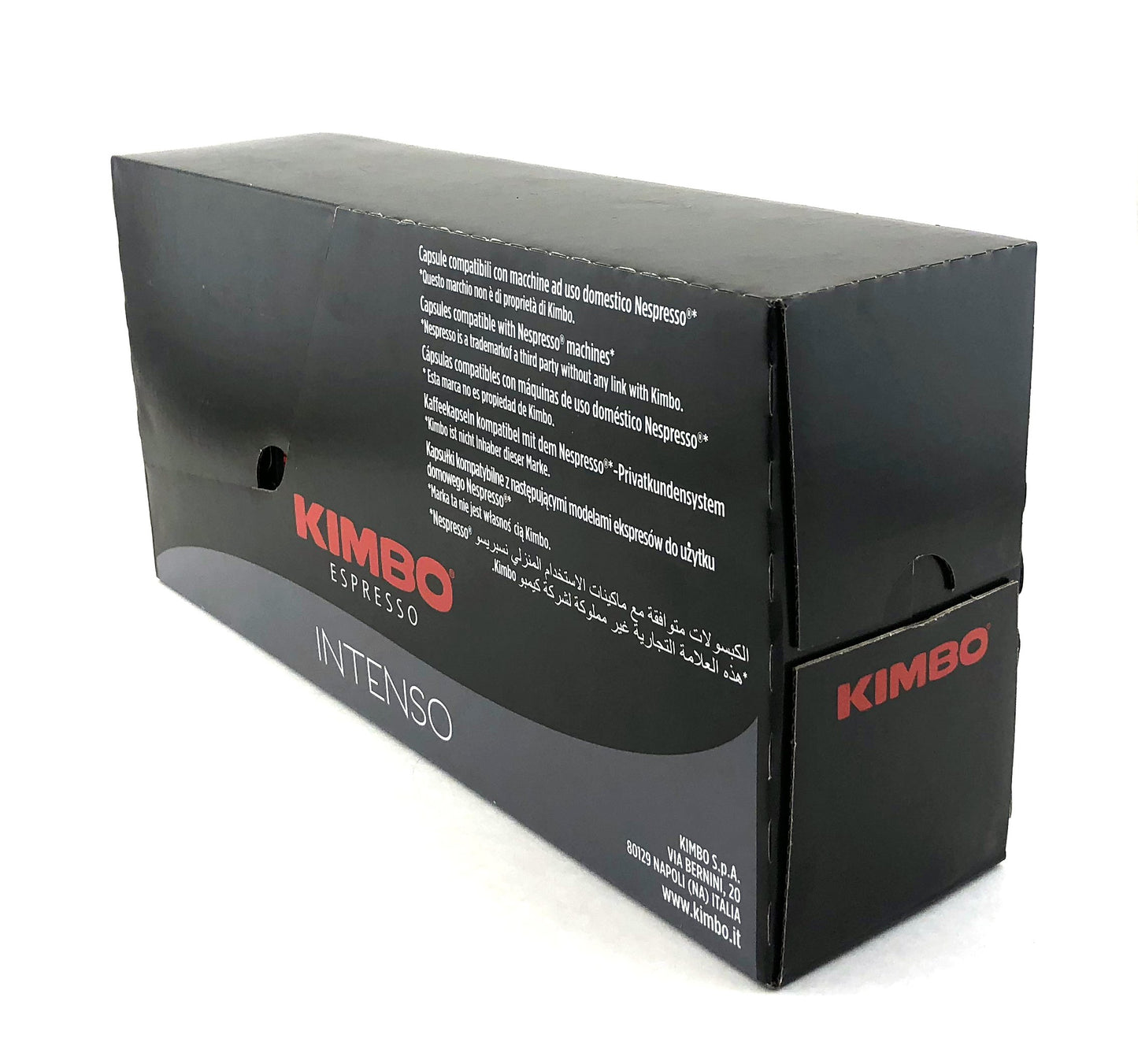 KIMBO Espresso Intenso Nespresso Capsules, 100% Arabica Coffee, Pack of 100 Capsules