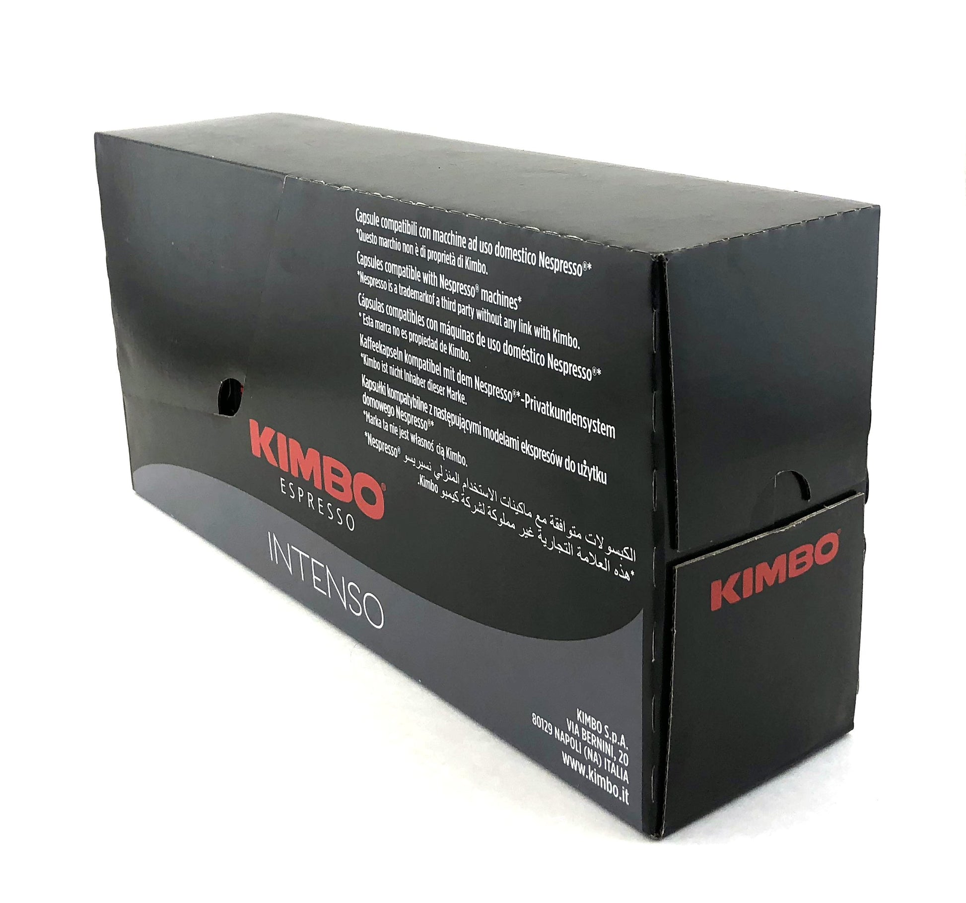 KIMBO Espresso Intenso Nespresso Capsules, 100% Arabica Coffee, Pack of 100 Capsules