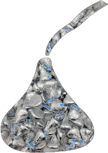 Hershyskisses Milk Chocolate Candy In Silver Foil - Bulk Bag - 1 Pound