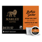 Marley Coffee Single Serve K-Cup Capsules, Buffalo Soldier, Medium-Dark Roast, 24 Count