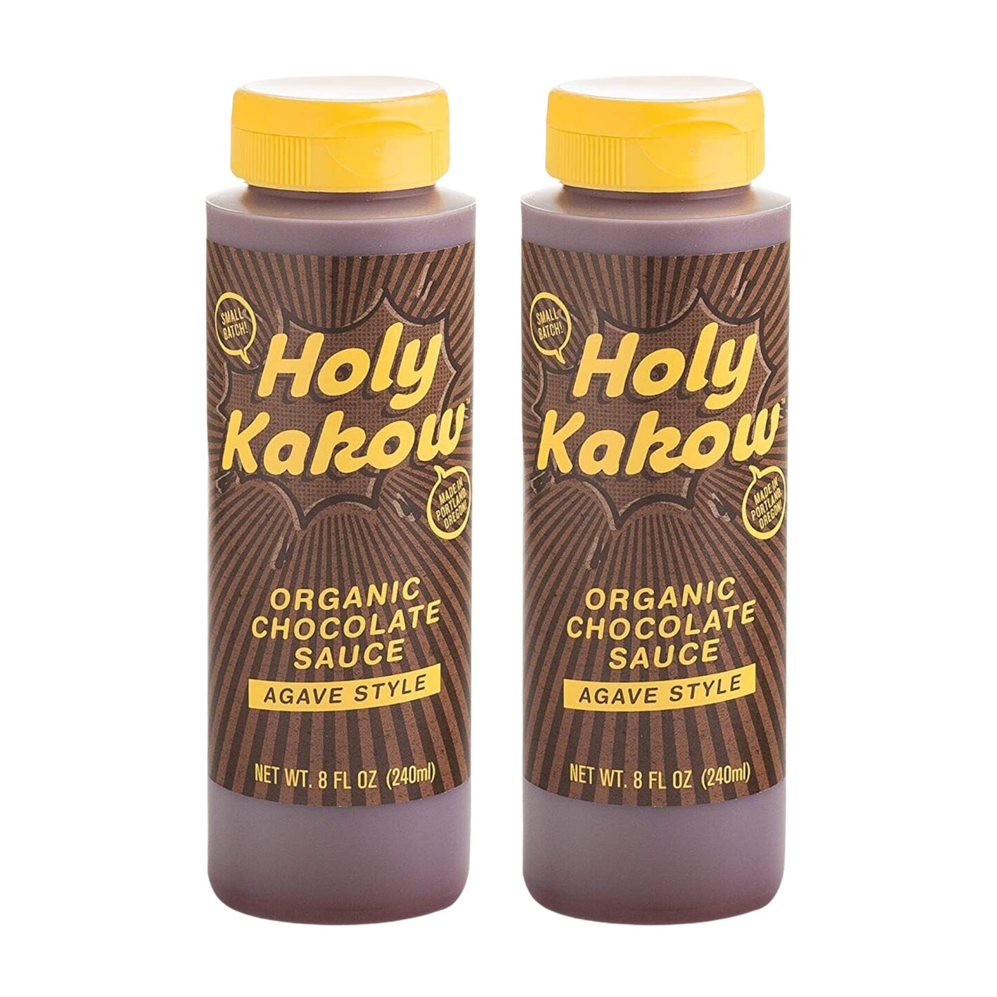 Holy Kakow Organic Chocolate Sauce - Chocolate Syrup, Organic, Sugar Free, Sweetened with Agave, Real Food Ingredients, Specific