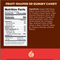 Fruit-Shaped 3D Gummy Candy | 1-Pound Pack | Assorted Fruit Flavors