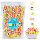 Freeze Dried Candy Gourmet Crunch Candies 24Oz Bag Pouch Assorted Cherry Strawberry Lemon Lime Orange Original Rainbow Fruity Fl
