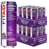 LIFEAID FITAID Energy Drink, Keto, Pre-Workout, 200mg Caffeine, Electrolytes, 12 Fl Oz, Pack of 24