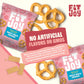 FitJoy White Cheddar Pretzels Snack Pack - Gluten Free, Vegan, 0.5 Oz, 24 Count