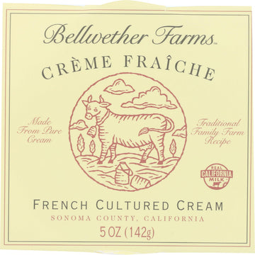 Bellwether Farms Creme Fraiche French Cultured Cream, 5 Oz