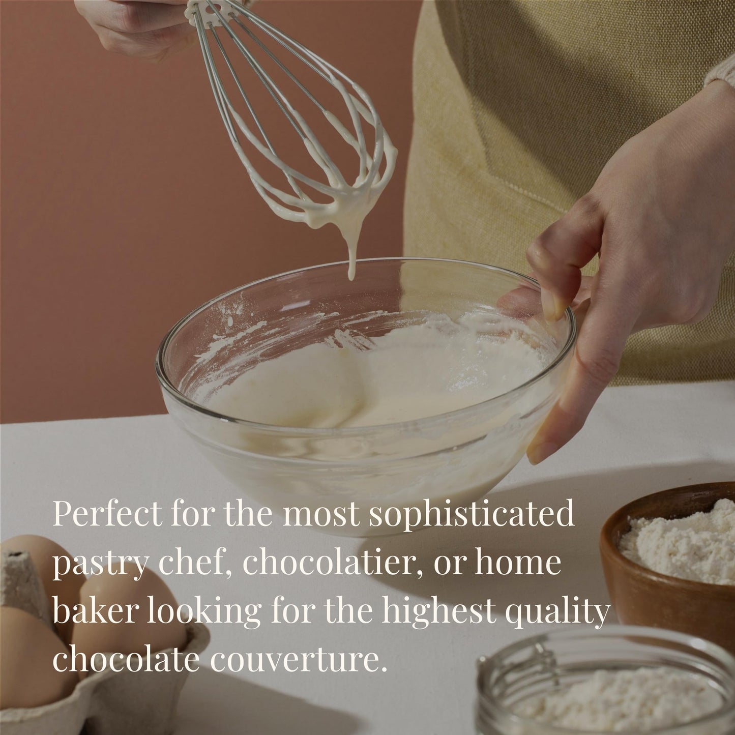 Cambie White Chocolate Couverture 28%  1 Pound of White Chocolate Chips  European Style Couverture for Chocolatiers  Pastry Chefs  Home Bakers  and Professionals  1 Pound