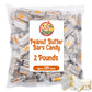 Peanut Butter Bars Candy - 2 Pounds (Approx 120 Pieces), Peanut Butter Candy Bars In Bulk Bag, Individually Wrapped Old Fashione