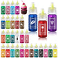 Limino Food Coloring Set - 30 Vivid Colors, Liquid Dye for Baking, Crafts - 0.25 fl. oz Bottles