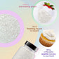Bakerpan Pearlized Sugar Sprinkles For Baking - 5 Ounce - Sparkling White Decorating Sugar Crystals For Cookies, Cake Pops, Ice
