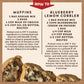Kodiak Cakes Power Bake, Protein Muffin Mix, Blueberry Lemon, 14 Ounce (Pack Of 6)