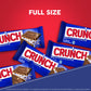 CRUNCH Milk Chocolate Crisped Rice Holiday Candy Bars, Bulk 18 Pack, Individually Wrapped, 1.55 oz Each, Perfect Stocking Stuffers
