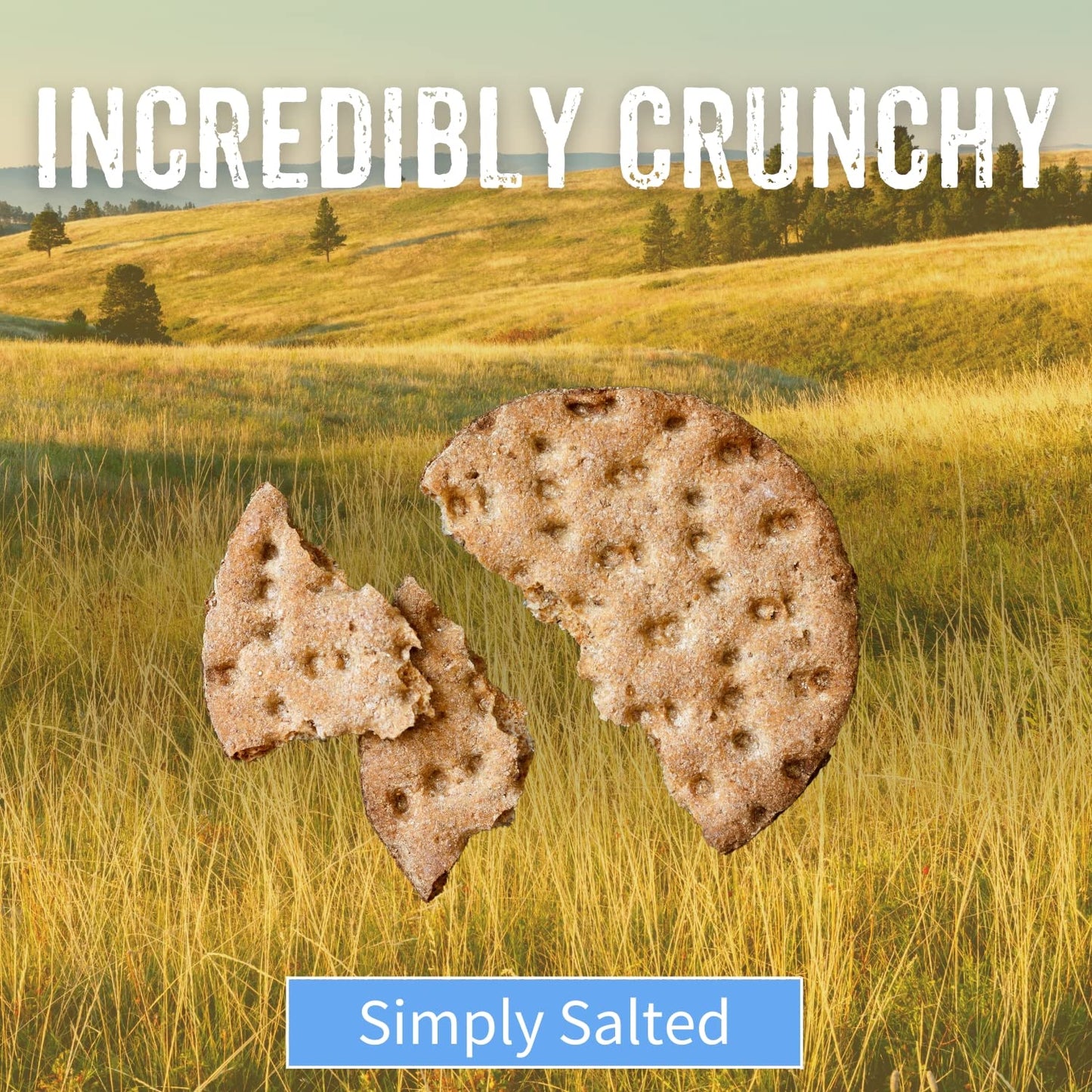 Sesmark Mini Rice Crackers Simply Salted - Gluten Free Rice Crackers Non Gmo Project Verified - 5.25 Oz. (Pack Of 6)