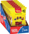 Vero Banda Fuego Mix Assorted Chili Lollipops, Artificially Flavored, 7 Bags, 40 Count Each, Net Weight Of 8 Pounds 15.5 Ounces