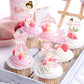Ercadio 24 Pack Ballerina Tutu Cupcake Toppers Pink Ballet Girl Cupcake Toppers Ballet Happy Birthday Cupcake Picks For Ballerin