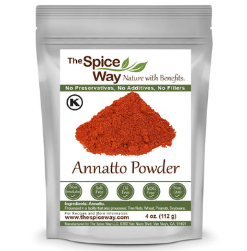 The Spice Way Annatto Powder - (4 Oz) Also Known As Ground Achiote Seed