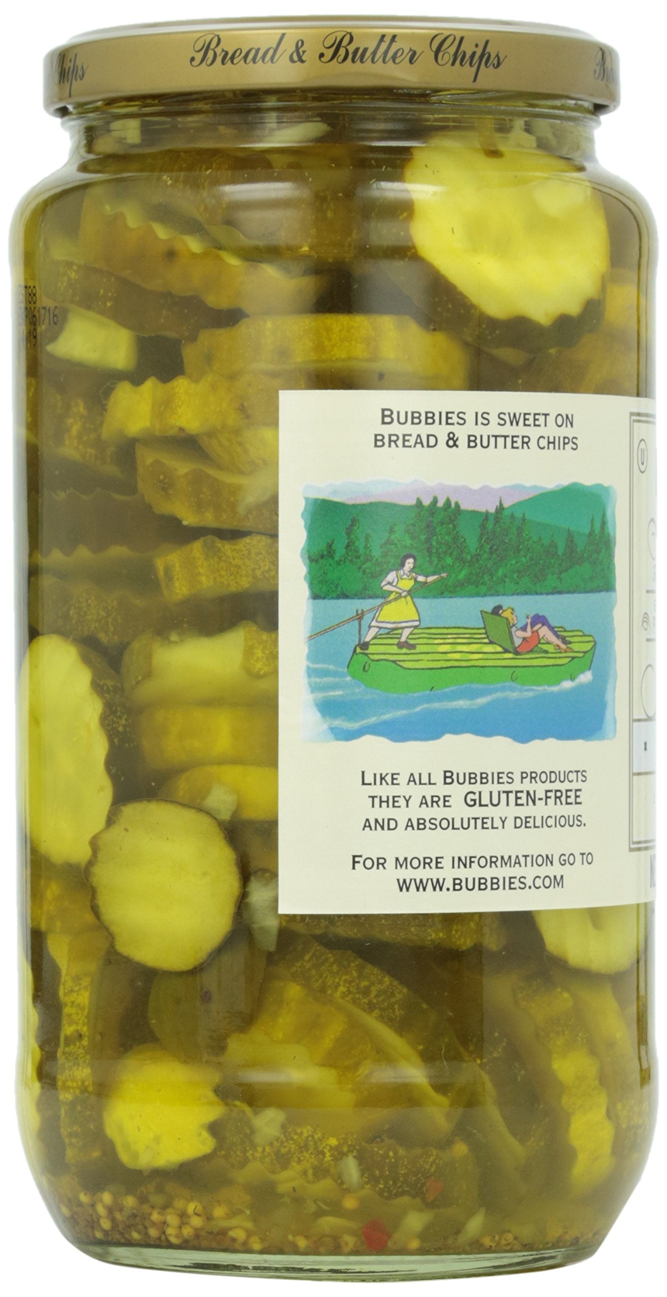 Bubbies, Pickles, Bread & Butter, 33 Oz