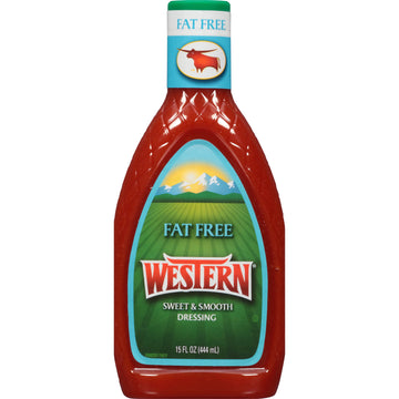 Western Sweet And Smooth French Fat Free Salad Dressing, 15 Fl. Oz.