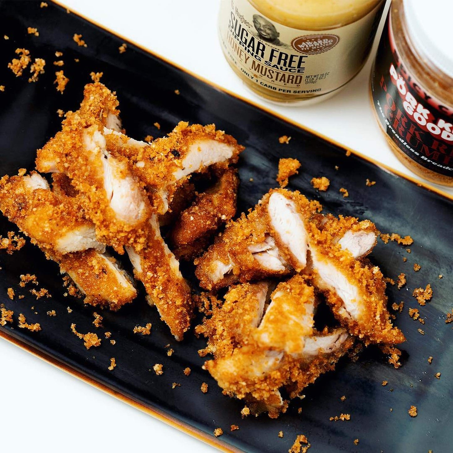 Pork King Good - Pork Rind Breadcrumbs - 2 Pack! Keto Friendly, Paleo, Gluten-Free, Sugar Free, Zero Carb Panko Substitute (Two