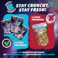 Cosmic Freeze Berry Sour Starz Dried Candy, Crunchy Dry Candy For Mix-In Snacks Dried, Gluten-Free, Made In Usa, 2.4 Oz, 3-Pack