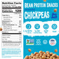 The Good Bean Crunchy Chickpeas - Sea Salt - (6 Pack) 6 Oz Resealable Bag - Roasted Chickpea Beans - Vegan Snack With Good Sourc