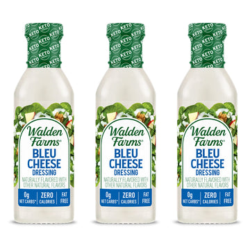 Walden Farms, Dressing, Bleu Cheese, 12 fl oz (Pack of 3)