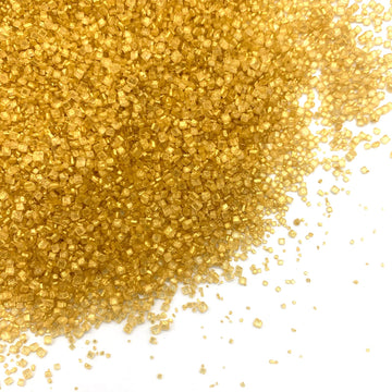 Edible Gold Sanding Sugar Sprinkles Cupcake Cake Toppers, Celebrations Candy Pearls Shaker Jar Wedding Party Cake Dessert Food D