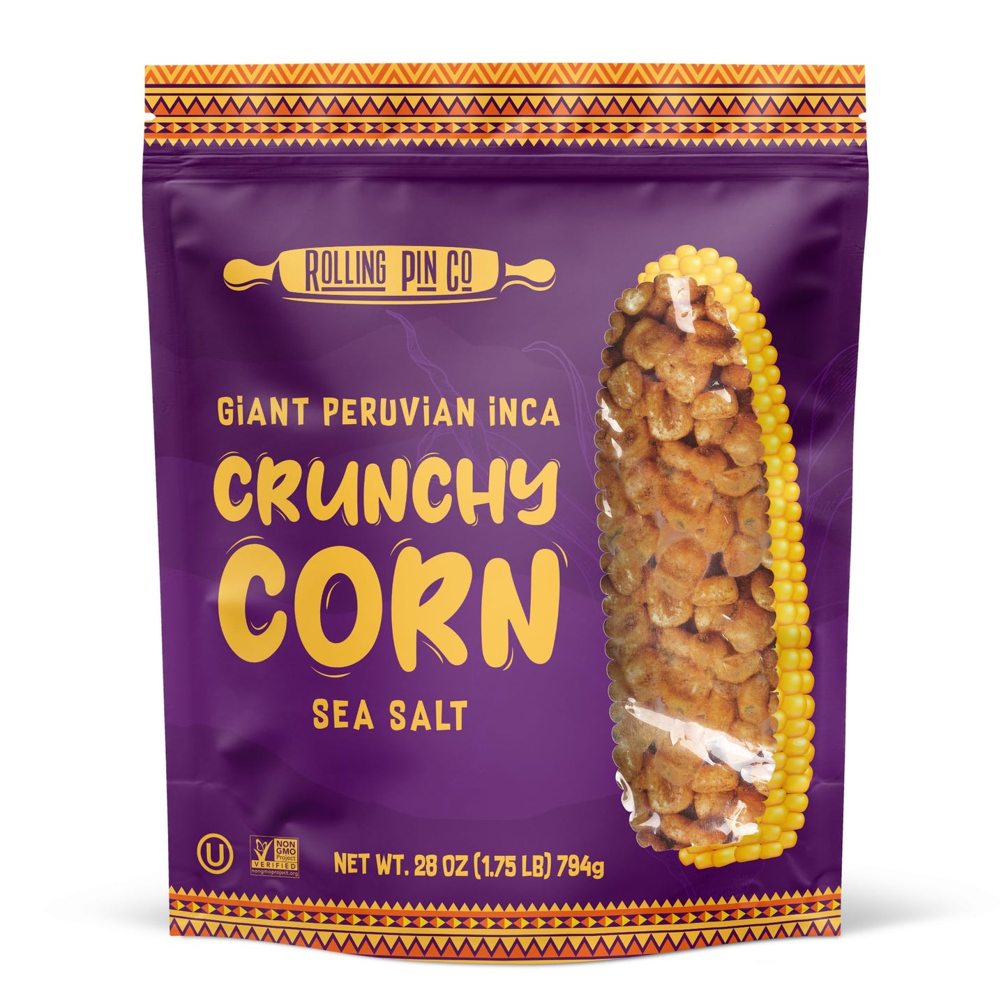 Corn Crunchy Nuts Coated with Sea Salt - Light & Airy Corns with Sunflower Oil - Delicious Corn Snacks for an Extra Layer of Sal