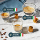 Artuzzi Nespresso Coffee Pods - Espresso Ristretto Lungo Variety Pack, 120 Count, Aluminum & Recyclable compact pieces