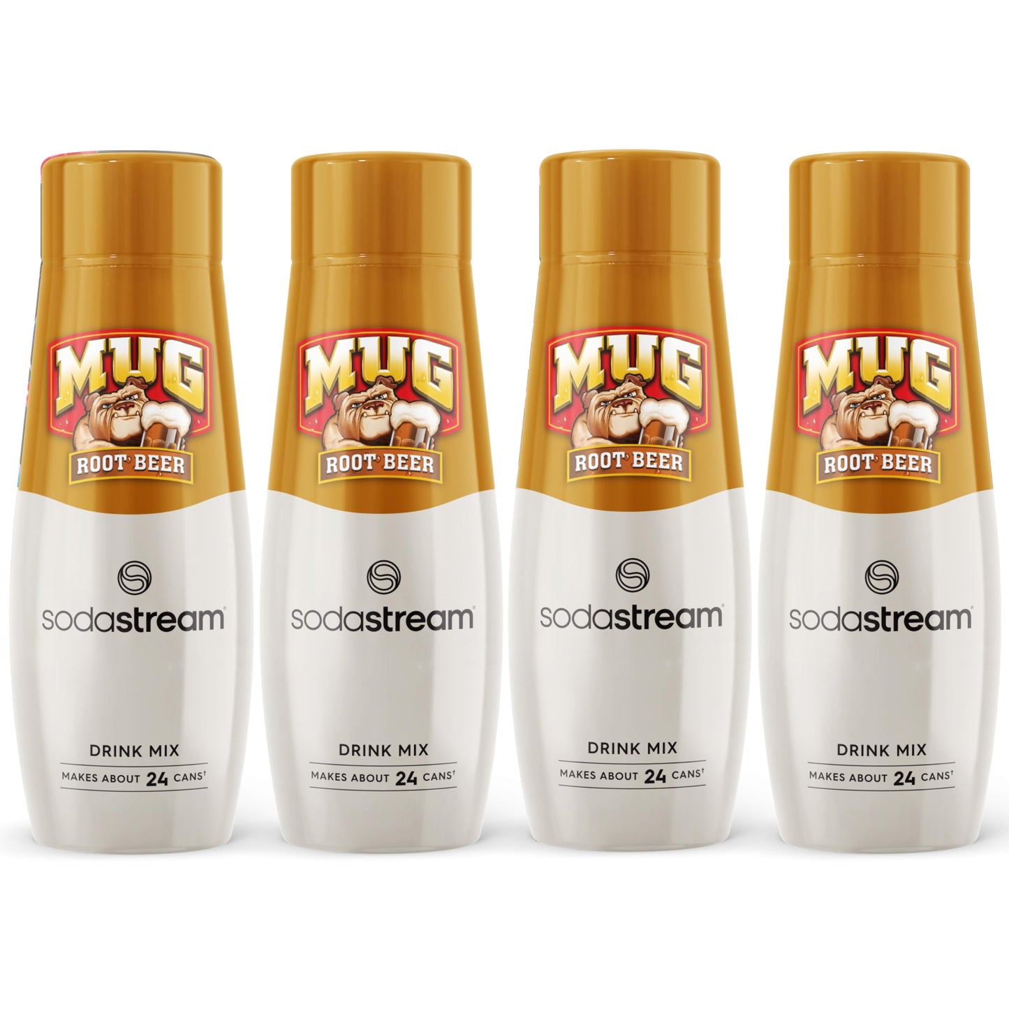 SodaStream Mug Root Beer Drink Mix, 440ml, Pack of 4, 288 Fl Oz Total