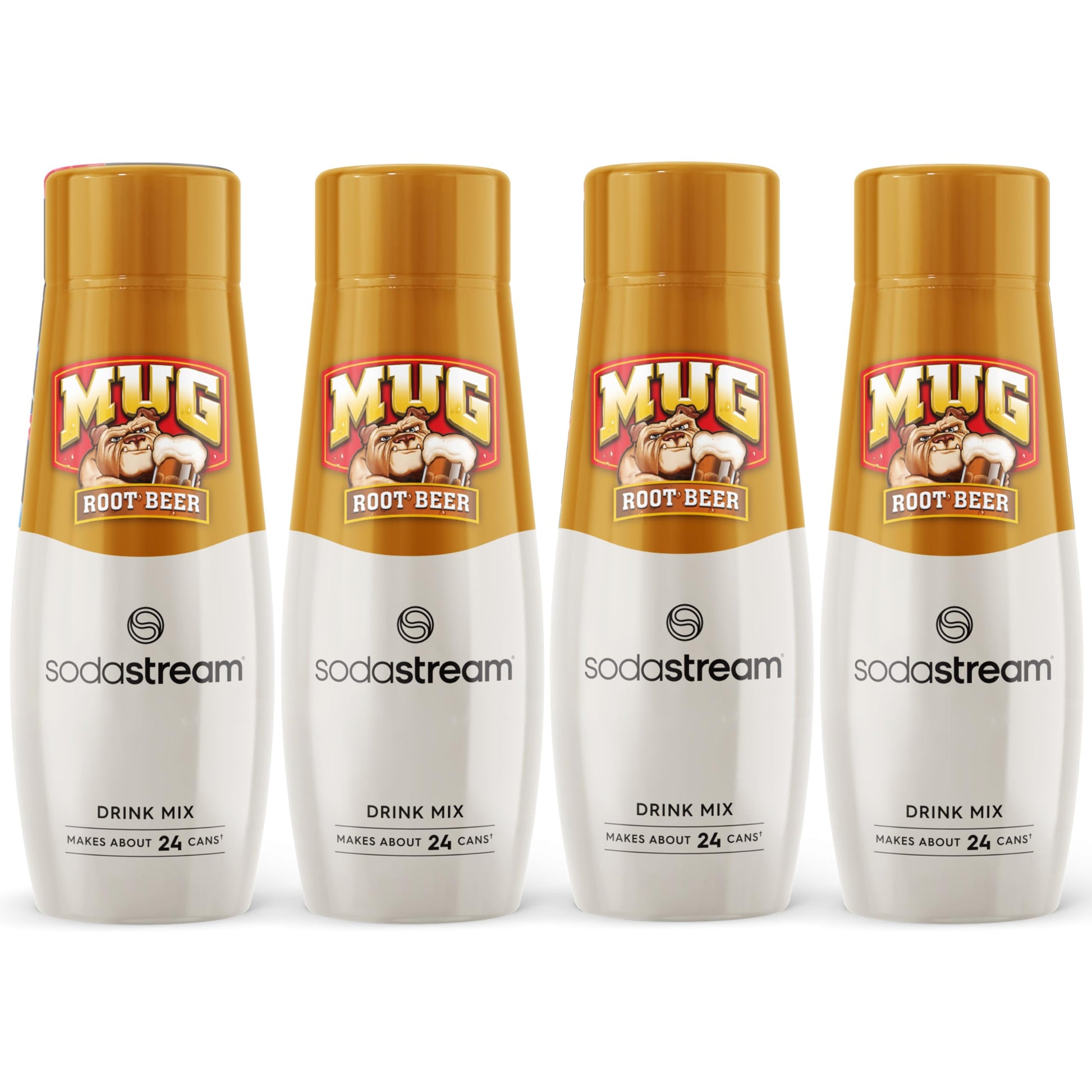 SodaStream Mug Root Beer Drink Mix, 440ml, Pack of 4, 288 Fl Oz Total