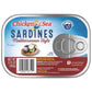 Chicken of the Sea Sardines, 3.75 oz. Cans (Pack of 18), Mediterranean Style, Wild Caught Sardines, Packaging May Vary