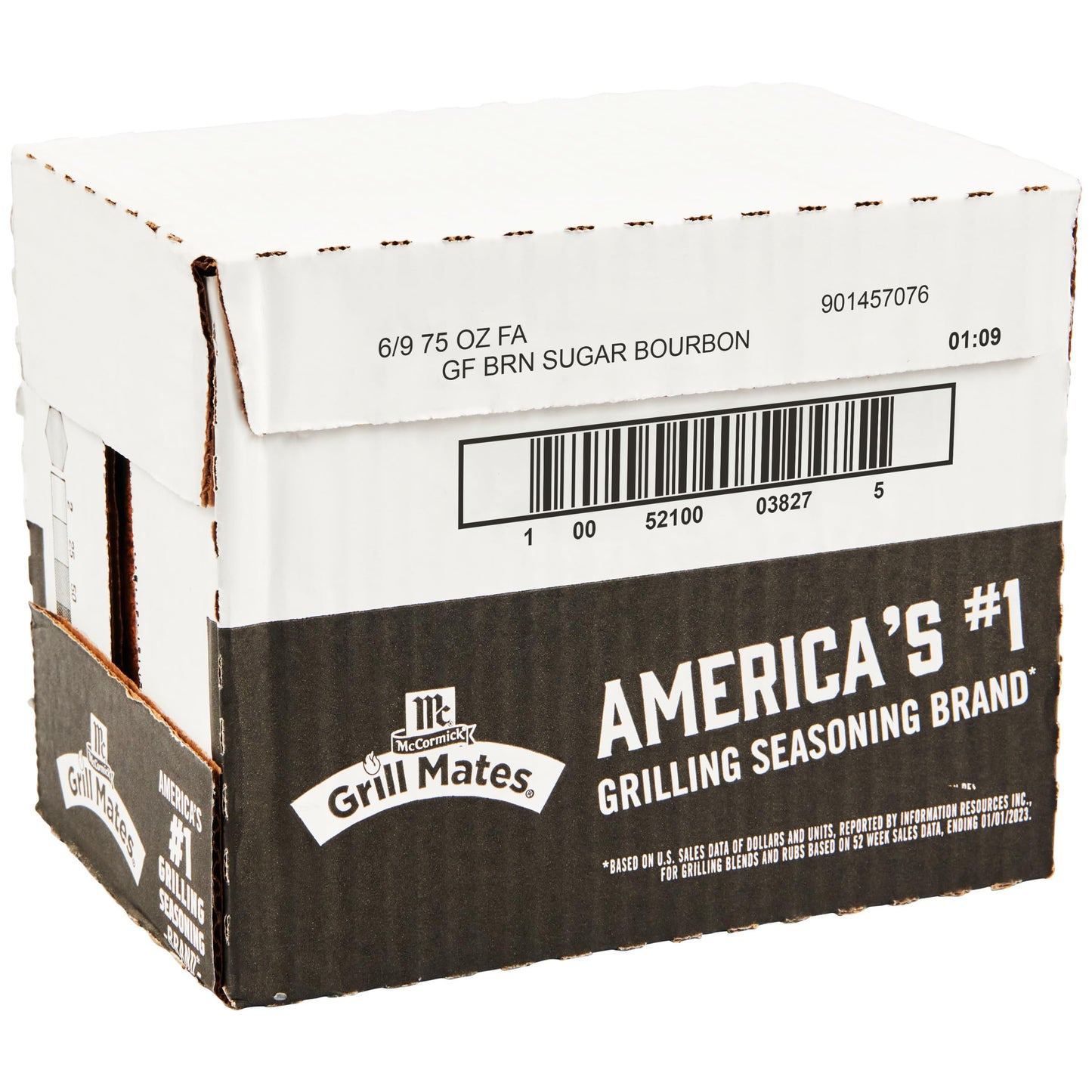 McCormick Grill Mates Brown Sugar Bourbon Seasoning, 9.75 oz, Pack of 6