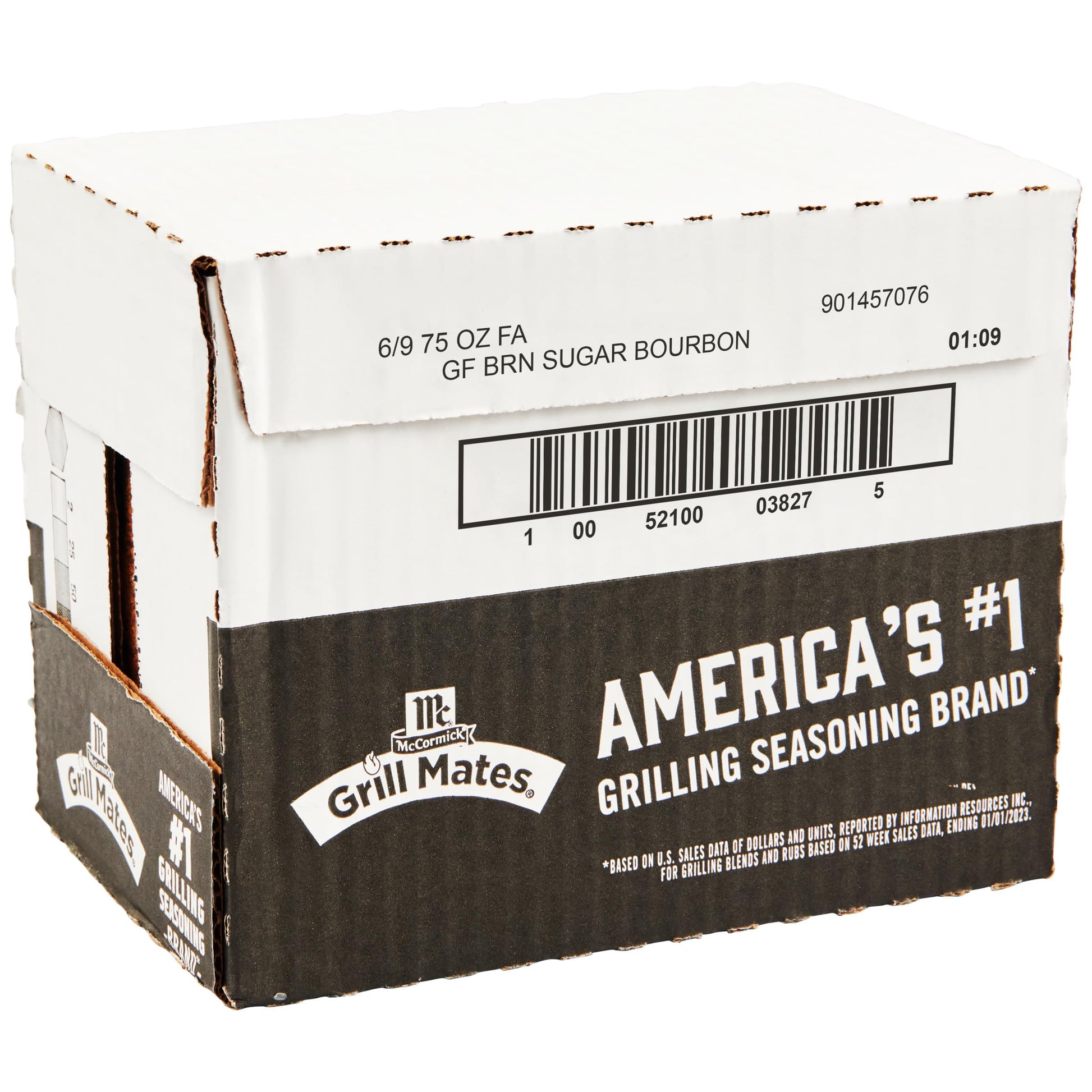 McCormick Grill Mates Brown Sugar Bourbon Seasoning, 9.75 oz, Pack of 6