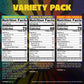 Daal By Keen Crunchy Mung Bean Snacks - Variety Pack - Plant-Based Protein, High Fiber, Gluten Free & Nut-Free - Mix into Salads