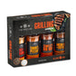 The Spice Lab BBQ Spices and Seasonings Set - 4 Piece Assortment - Grilling Accessories Gift Kit for Barbecues and Smoking