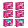 Simply Delish Plant Based Natural Raspberry Jel Dessert – 6 Pack – Zero Sugar, 0G Net Carbs, Gluten Free, Vegan, Diabetic & Allergen Free