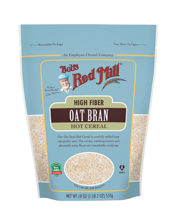 Bob'S Red Mill Oat Bran, 18 Oz (Pack Of 1) - Non-Gmo, Vegan, Kosher, High Fiber