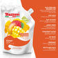 Mazzoni Mango Puree, 100% Pure Mango, Just Fruit, No Sugar Added, 2.2 Lbs (35.2 Oz) Real Fruit For Smoothies, Drinks, Cocktails,