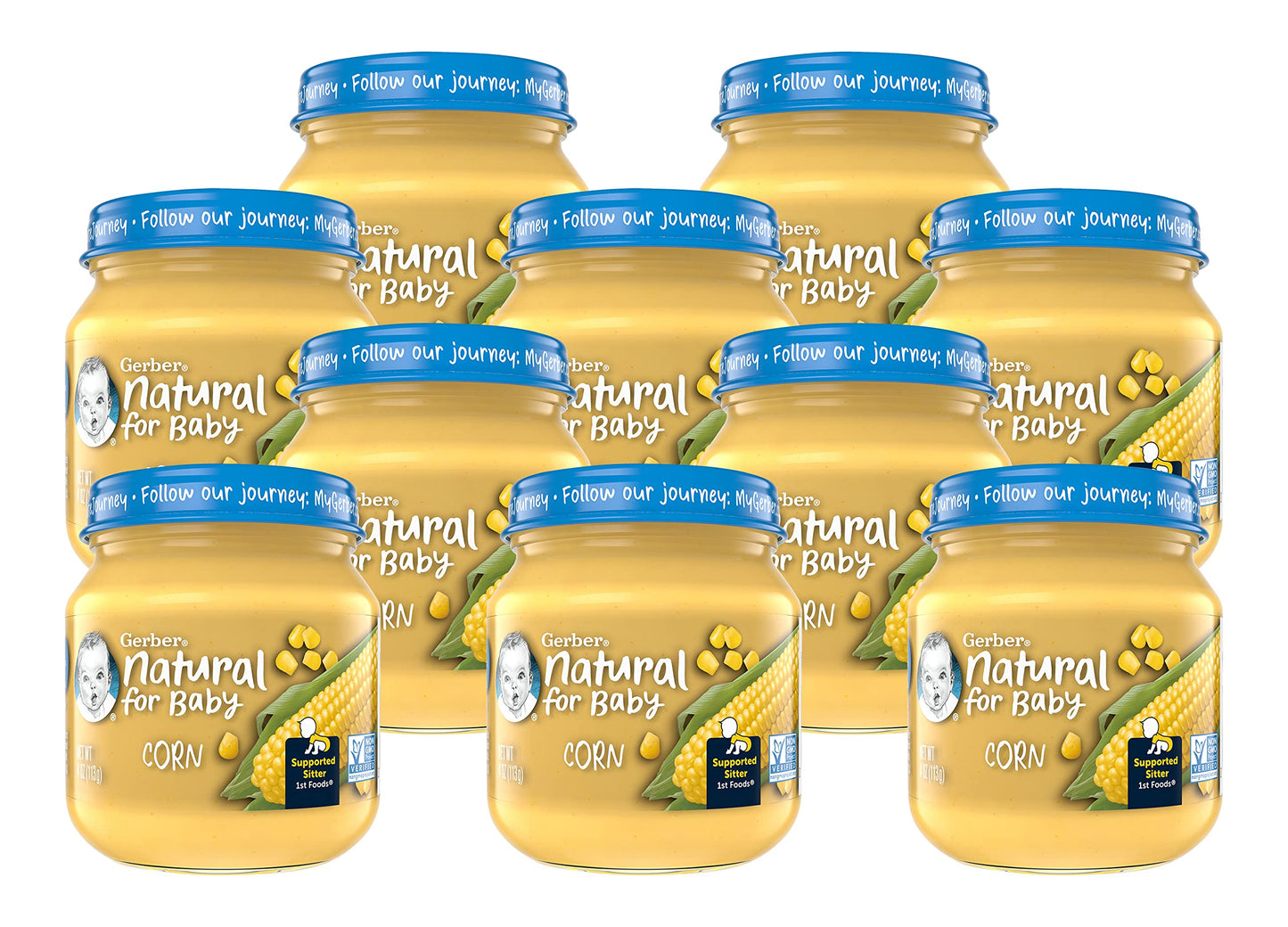 Gerber Natural For Baby 1St Foods Baby Food Jar (Corn)