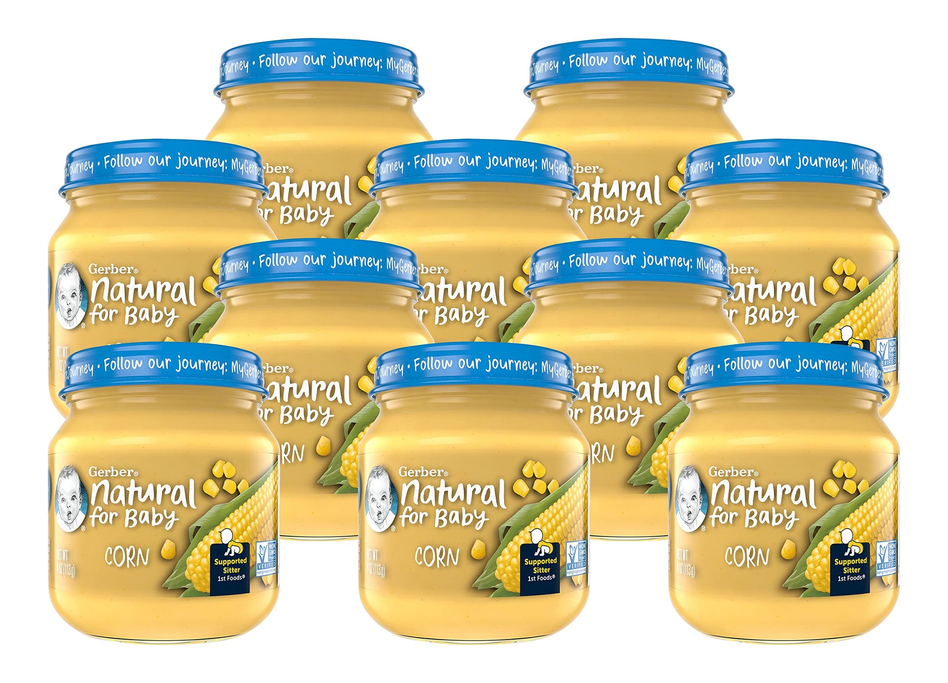 Gerber Natural For Baby 1St Foods Baby Food Jar (Corn)