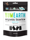 YumEarth Organic Black Licorice, 12- 5oz Packs, Allergy Friendly, Gluten Free, Non-GMO, Vegan, No Artificial Flavors or Dyes