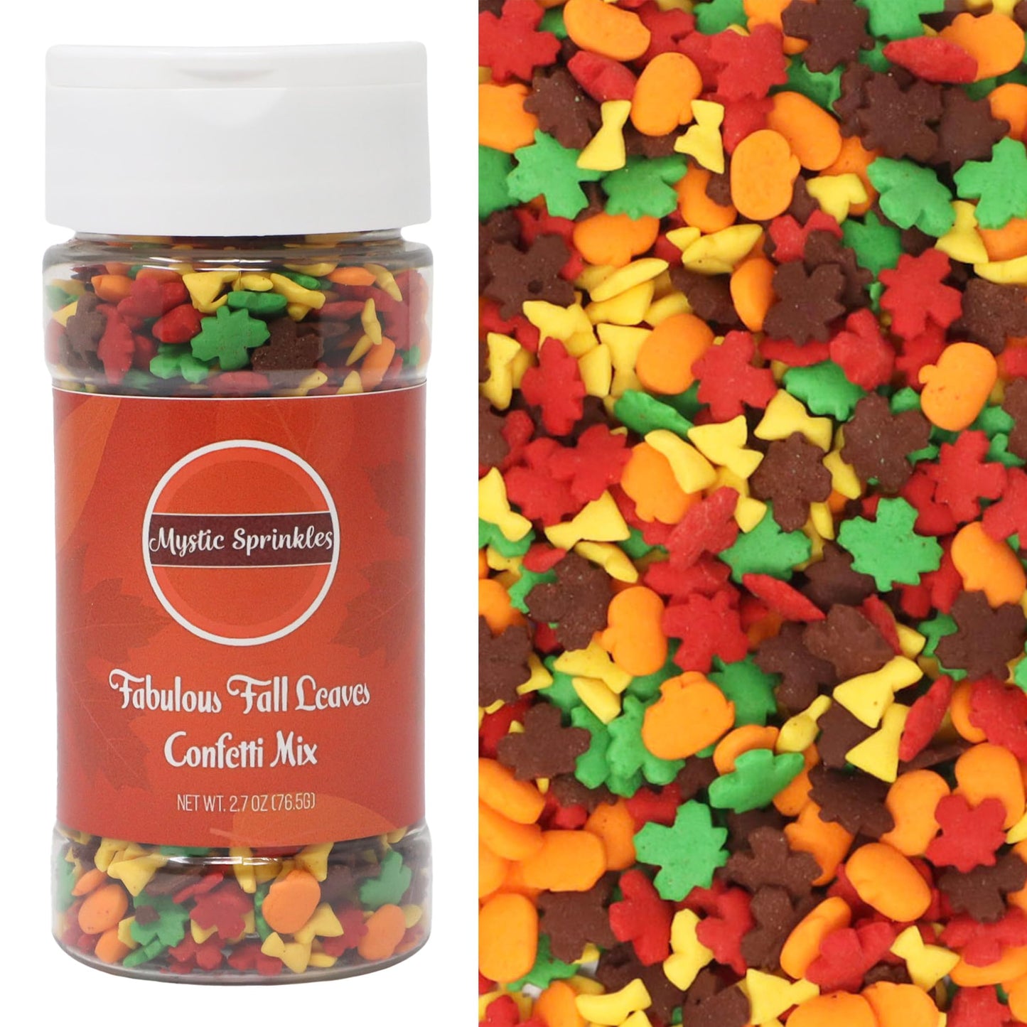 Mystic Sprinkles Fabulous Fall Leaves Confetti Mixes (Fabulous Fall Leaves)