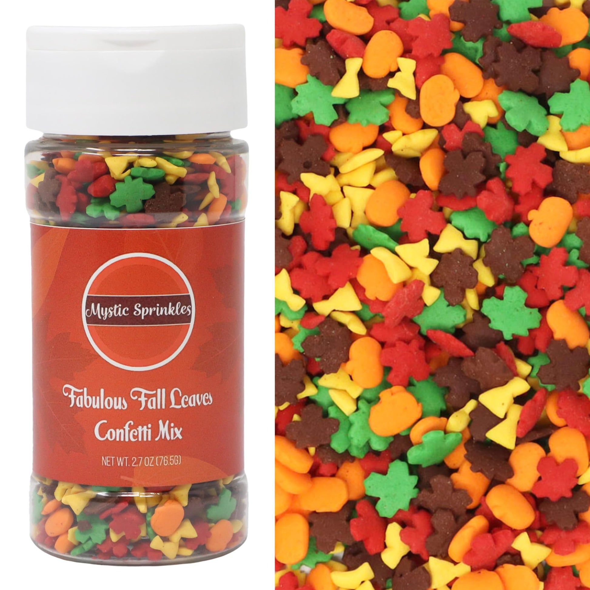 Mystic Sprinkles Fabulous Fall Leaves Confetti Mixes (Fabulous Fall Leaves)