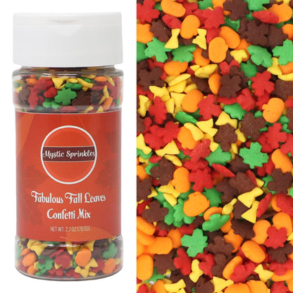 Mystic Sprinkles Fabulous Fall Leaves Confetti Mixes (Fabulous Fall Leaves)