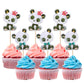 Rsstarxi Panda Cupcake Toppers - 36 Pack, Paper, 2.8x4.8 inches, Design 4, Cute Baby Panda Decorations for Parties