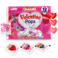 Mother's Day Charms Heart Lollipops, Individually Wrapped Imprinted To & From Classroom Exchange - Multi Flavors Heart Shaped Ca