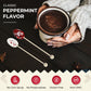 Melville Candy Hot Cocoa/Latte Peppermint Spoon Gift Set – Spoons & Lollipops On Wooden Ball Sticks – Made In The Usa Stirrers For Hot Cocoa, Lattes, Coffee, & Hot Beverages - Individually Wrapped (6-Count, Peppermint)