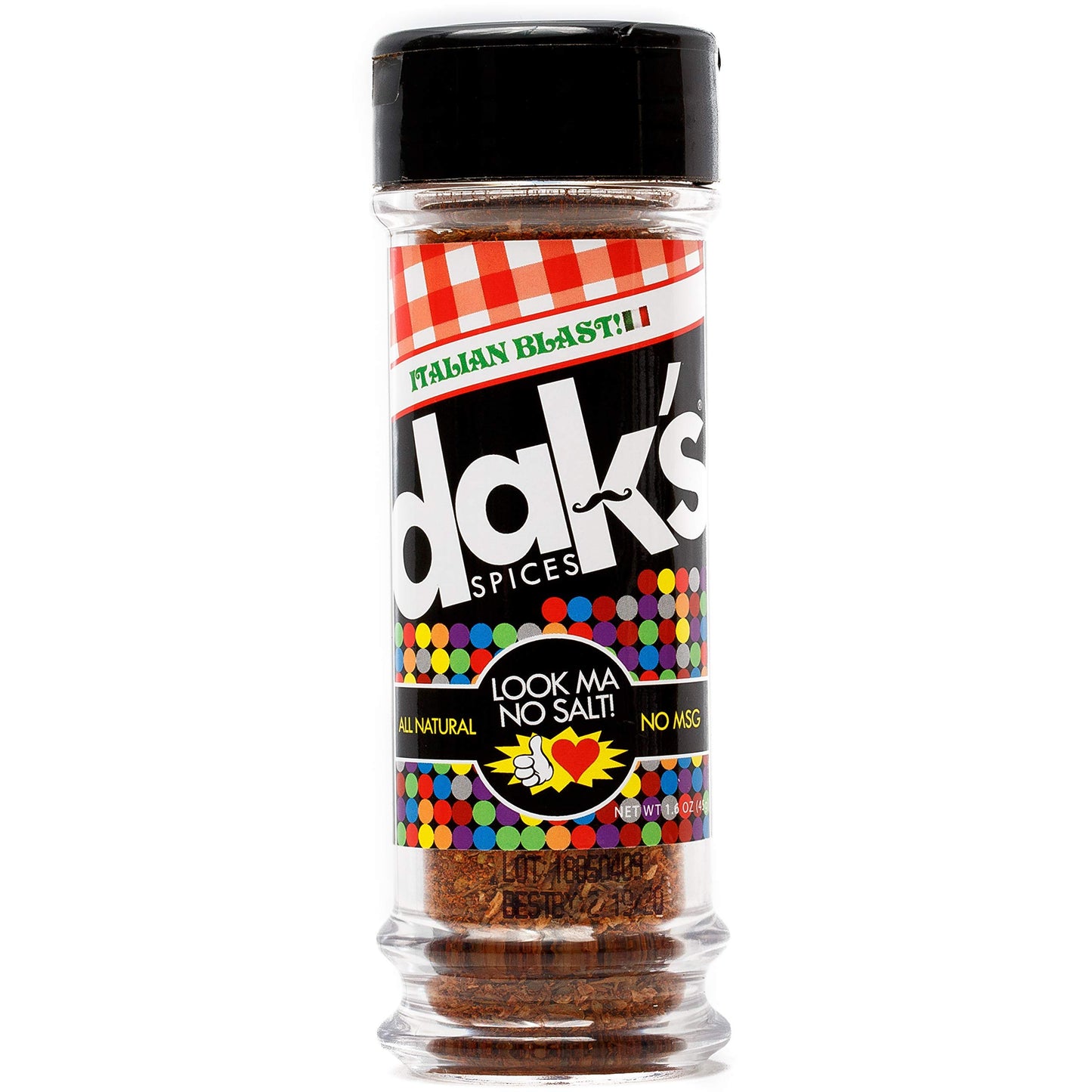 Dak'S Spices Italian Blast Seasoning Blend | 100% Salt & Sugar Free Spice | Premium & Healthy Seasoning | Msg Free, Preservative